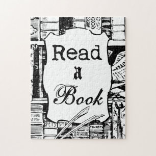 Ein Buch lesen Puzzle