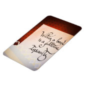 Ein Buch zu schreiben ist eine Vollzeit-Wahnsinn. Magnet (Linke Seite)