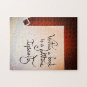 Ein Buch zu schreiben ist eine Vollzeit-Wahnsinn. Puzzle (Horizontal)