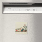 ein Buchhändler, Platte 6 von "Das Kostüm der Chin Magnet (In Situ (Geschirrspüler))