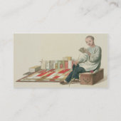 Ein Buchhändler, überziehen 6 "vom Kostüm der Visitenkarte (Rückseite)