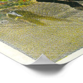 Ein Bucking-Bronco im Salinas Rodeo Poster (Ecke)