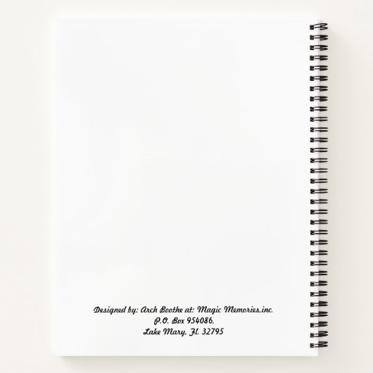 Ein Bud Notizblock (Rückseite)