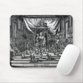 Ein buddhistischer Tempel, eine Illustration Mousepad (Mit Mouse)