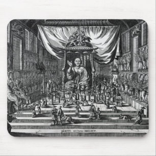 Ein buddhistischer Tempel, eine Illustration Mousepad