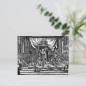 Ein buddhistischer Tempel, eine Illustration Postkarte (Stehend Vorderseite)