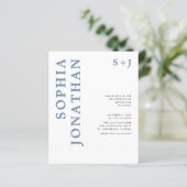 Ein Budget für alle in einem Dusty Blue Wedding (Stehend Vorderseite)