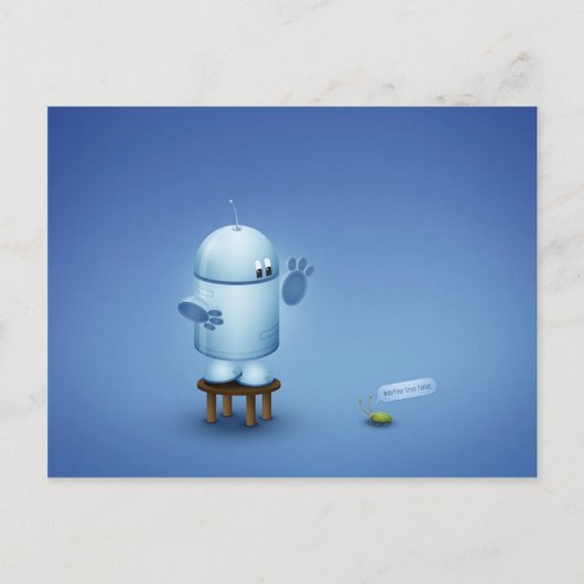 Ein Bug Postkarte (Vorderseite)