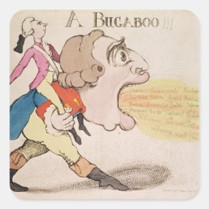 Ein Bugaboo!! Quadratischer Aufkleber