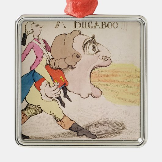 Ein Bugaboo!!! Silbernes Ornament (Vorne)