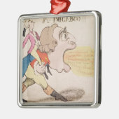 Ein Bugaboo!!! Silbernes Ornament (Links)