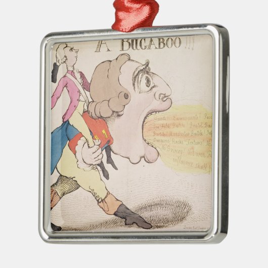 Ein Bugaboo!!! Silbernes Ornament (Links)