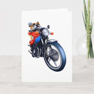 EIN BULLDOGREIFFAHRRAD KARTE