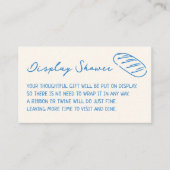 Ein Bun im Oven Boy Baby Shower Shower Begleitkarte (Vorderseite)