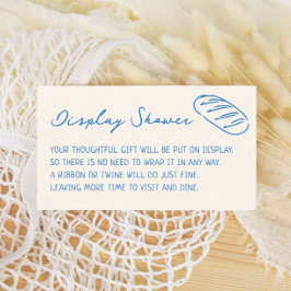 Ein Bun im Oven Boy Baby Shower Shower Begleitkarte