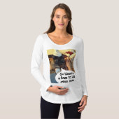 Ein Bun im Oven Maternity Shirt von RoseWrits (Vorne ganz)