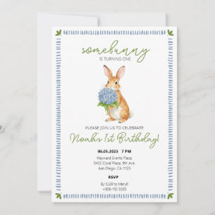 Ein Bunny Special Bunny Baby zum Geburtstag Save The Date