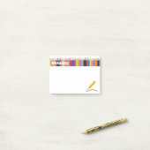 Ein bunte Leben-Name-Post-Itanmerkungen Post-it Klebezettel (Auf Schreibtisch)