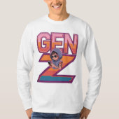 ein bunter, auffälliger T - Shirt, der T-Shirt (Vorderseite)