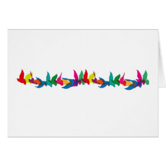 Ein bunter Flug von extravagantem