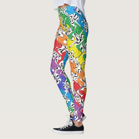 Ein buntes abstraktes leggings (Links)