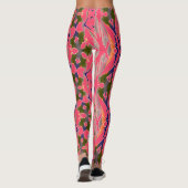 Ein buntes abstraktes Muster "Ratti_Creative_Arts" Leggings (Rückseite)