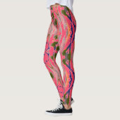 Ein buntes abstraktes Muster "Ratti_Creative_Arts" Leggings (Links)