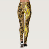 Ein buntes abstraktes Muster "Ratti_Creative_Arts" Leggings (Rückseite)