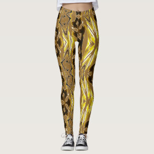 Ein buntes abstraktes Muster "Ratti_Creative_Arts" Leggings