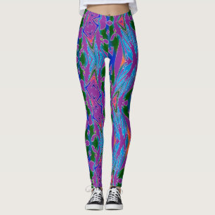 Ein buntes abstraktes Muster "Ratti_Creative_Arts" Leggings