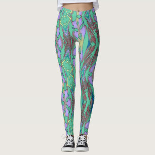 Ein buntes abstraktes Muster "Ratti_Creative_Arts" Leggings