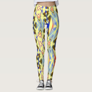 Ein buntes abstraktes Muster "Ratti_Creative_Arts" Leggings