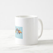 ein buntes Bild eines Heißluftballonfestivals Kaffeetasse (VorderseiteRechts)