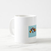 ein buntes Bild eines Heißluftballonfestivals Kaffeetasse (Vorderseite Links)