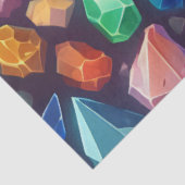 Ein buntes Design der Gem-Serie 10 Seidenpapier (Ausschnitt)