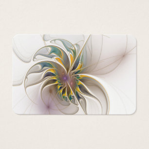 Ein buntes Fraktal-Ornament. Abstrakte Blume