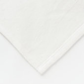 Ein buntes Fraktal-Ornament. Abstrakte Blume Fleecedecke (Ecke)