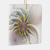 Ein buntes Fraktal-Ornament. Abstrakte Blume Keramikornament (Rechts)