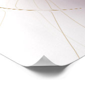 Ein buntes Fraktal-Ornament. Abstrakte Blume Poster (Ecke)