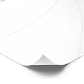 Ein buntes Fraktal-Ornament. Abstrakte Blume Poster (Ecke)