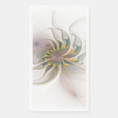 Ein buntes Fraktal-Ornament. Abstrakte Blume Serviette (Vorderseite)