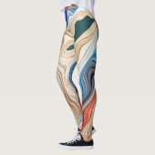 Ein buntes Groovitmuster "Ratti_Creative_Arts Leg Leggings (Links)