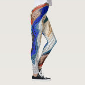 Ein buntes Groovitmuster "Ratti_Creative_Arts Leg Leggings (Rechts)