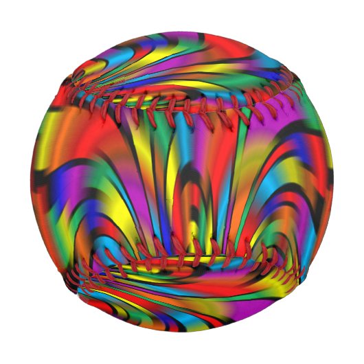 Ein buntes IntegrationsBaseball Baseball (Rückseite)