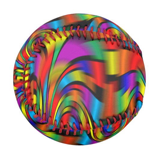 Ein buntes IntegrationsBaseball Baseball (Vorderseite Links)