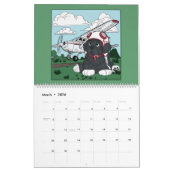 Ein buntes Jahr der Neufundländer Kalender (Mär 2026)