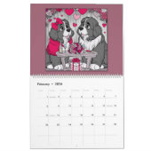 Ein buntes Jahr der Neufundländer Kalender (Feb 2026)