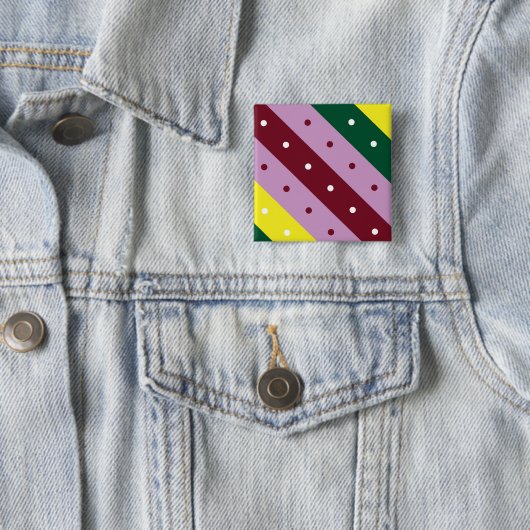 ein buntes Streifen mit Punkten Button (Beispiel)