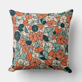 Ein Burst des geometrischen Joy Throw Kissen