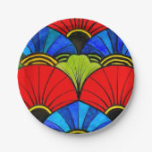 Ein Burst von Tellern für Farbpapiere Pappteller (Vorderseite)